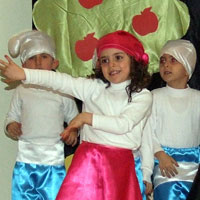 Minikler tüm hünerlerini sergiledi