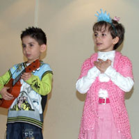 Her bir minik, özenle hazırlanmıştı bu güne