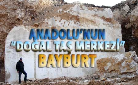 Devasa Bayburt Travertenleri