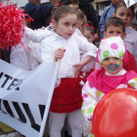 Etkinliklerde minikler başroldeydi... 