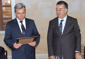 Garnizon Komutanı Kurmay Albay Faruk Kayadelen ve İl Jandarma Komutanı Jandarma Albay Halil Uysal onuruna veda yemeği verildi...