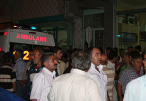 Olay yerinde kargaşa yaşandı