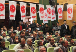 Milliyetçi Hareket Partisi  10. Olağan Kongresi Şair Zihni Kültür Merkezi'nde gerçekleşti... 