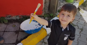 Beşpınar, rengarenk oluyor