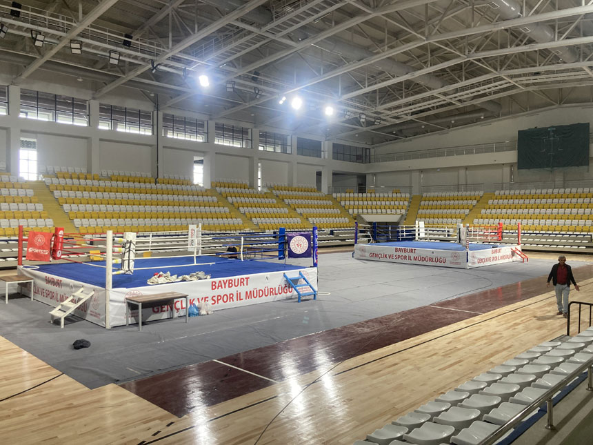 Bayburt Kapali Spor Salonu Hazir Turkiye Boks Sampiyonasi Basliyor1