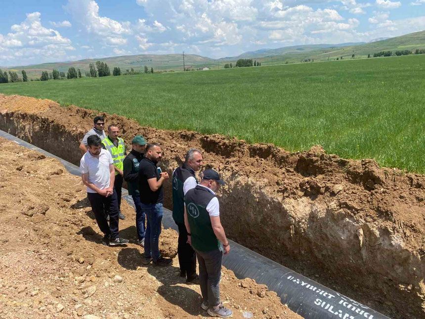 Bayburtun Ikinci Buyuk Baraji Kirklartepede Sulama Altyapisi Hizla Ilerliyor1