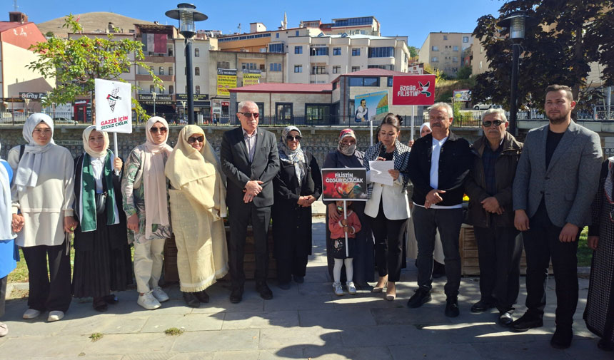 Bayburtta Kadinlardan Filistine Destek Eylemi Bu Mesele Insanlik Meselesidir1