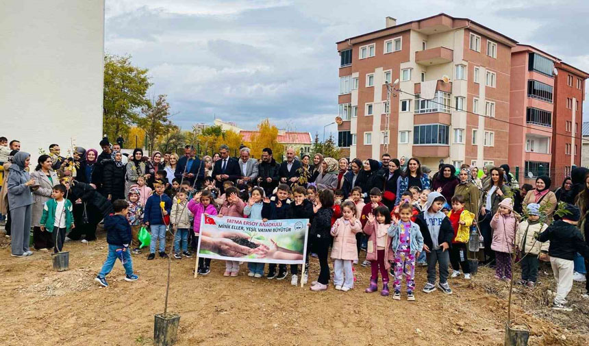 Anaokulu Ogrencileri Yesil Vatan Projesi Ile Bayburtu Yesillendirdi1
