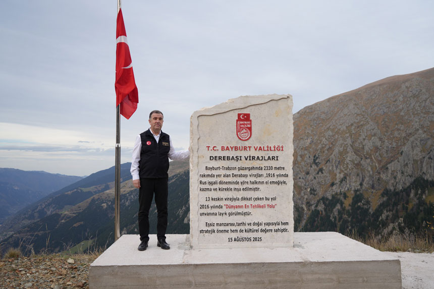 Derebasi Virajlarina Bolgenin Simgesi Kunye Tasi Dikildi4