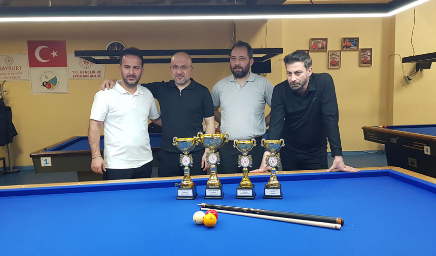 Bayburtta Bilardo Sampiyonu Belli Oldu Fikret Saka Zirvede2