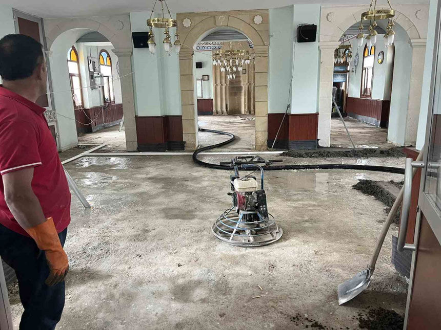 Gokcedere Merkez Camiine Alttan Isitma Sistemi Ve Modern Ses Duzeni1