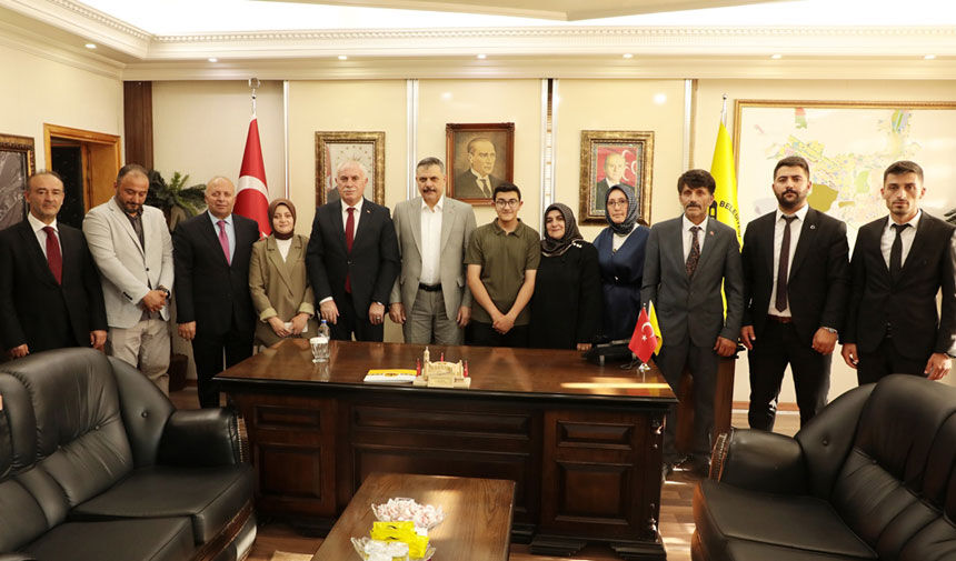 Icisleri Bakani Mustafa Ciftciden Baskan Mete Memise Ziyaret2