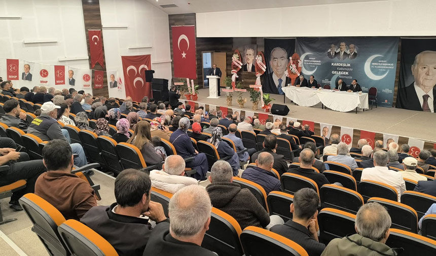 Bayburt Mhpde Kongre Heyecani Turan Caliskan Oy Birligiyle Yola Devam Dedi2