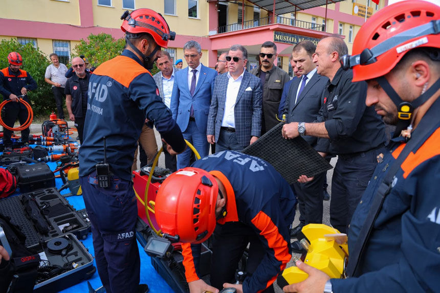 Demirozunde Bolgesel Deprem Tatbikati1
