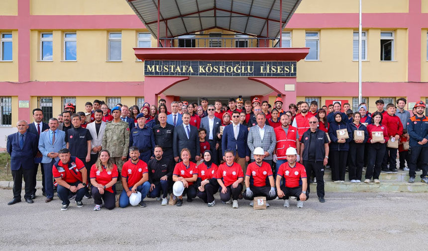 Demirozunde Bolgesel Deprem Tatbikati2