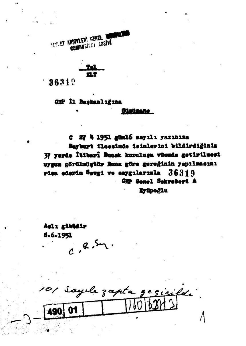 1951De Bayburtta Itibari Bucak Teskilati Koyler Ve Ocaklar1