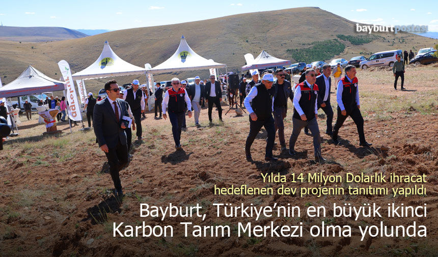 Bayburt, Türkiye’nin en büyük ikinci Karbon Tarımı Merkezi olma yolunda