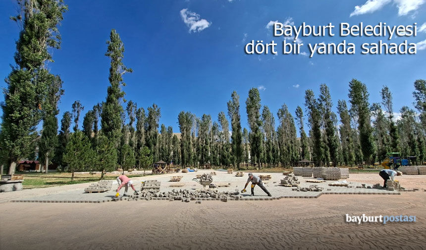 Bayburt Belediyesi dört bir yanda sahada