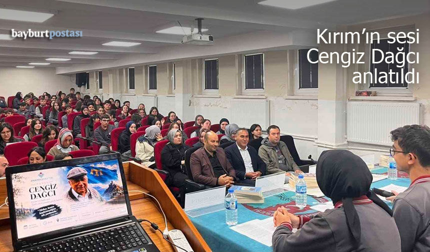 Milli İrade Anadolu Lisesi'nde Kırım’ın Sesi Cengiz Dağcı’yı Anlattı