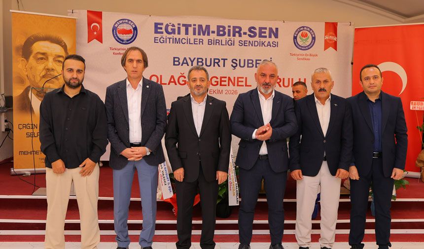Egitim Bir Sen Bayburt Subesinde Kenan Turan Guven Tazeledi Yonetimi Belli Oldu5