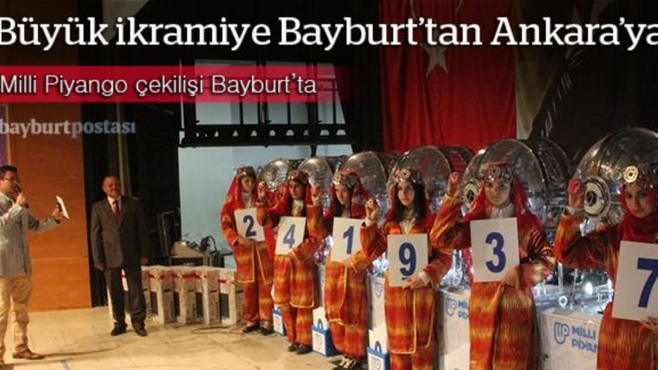 Büyük ikramiyenin sahibi Bayburt'ta belirlendi