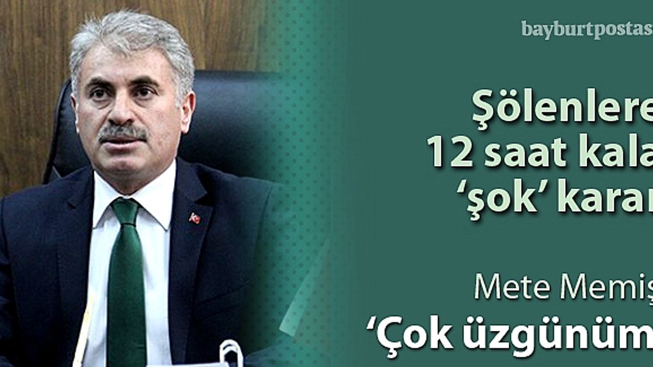 Dede Korkut Şöleni için 'şok' karar!