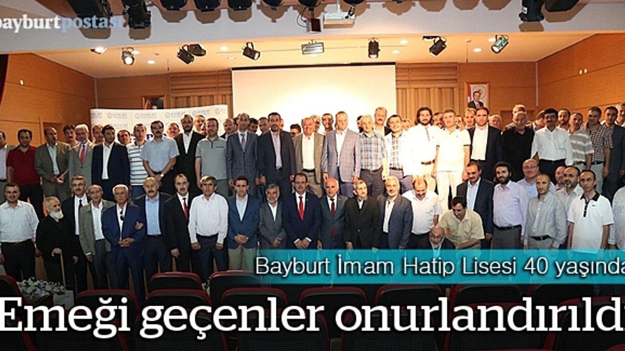 İmam Hatipliler 40. yıl anısına buluştu