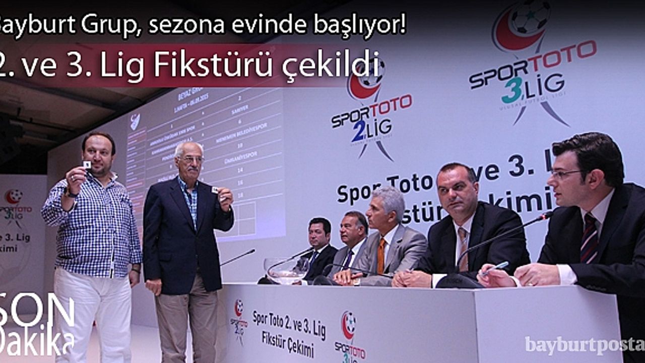 Spor Toto 2. ve 3. Lig Fikstürü çekildi