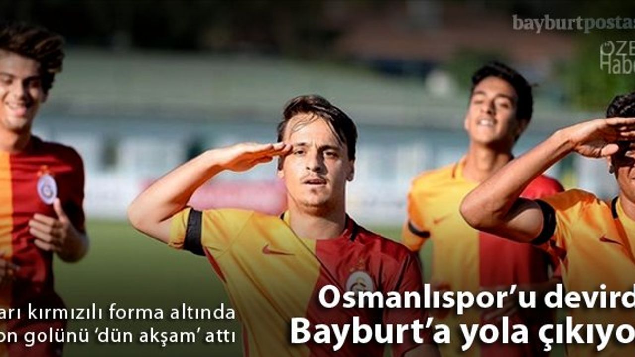 Bayburt Grup sarı kırmızılı genç santraforla el sıkıştı