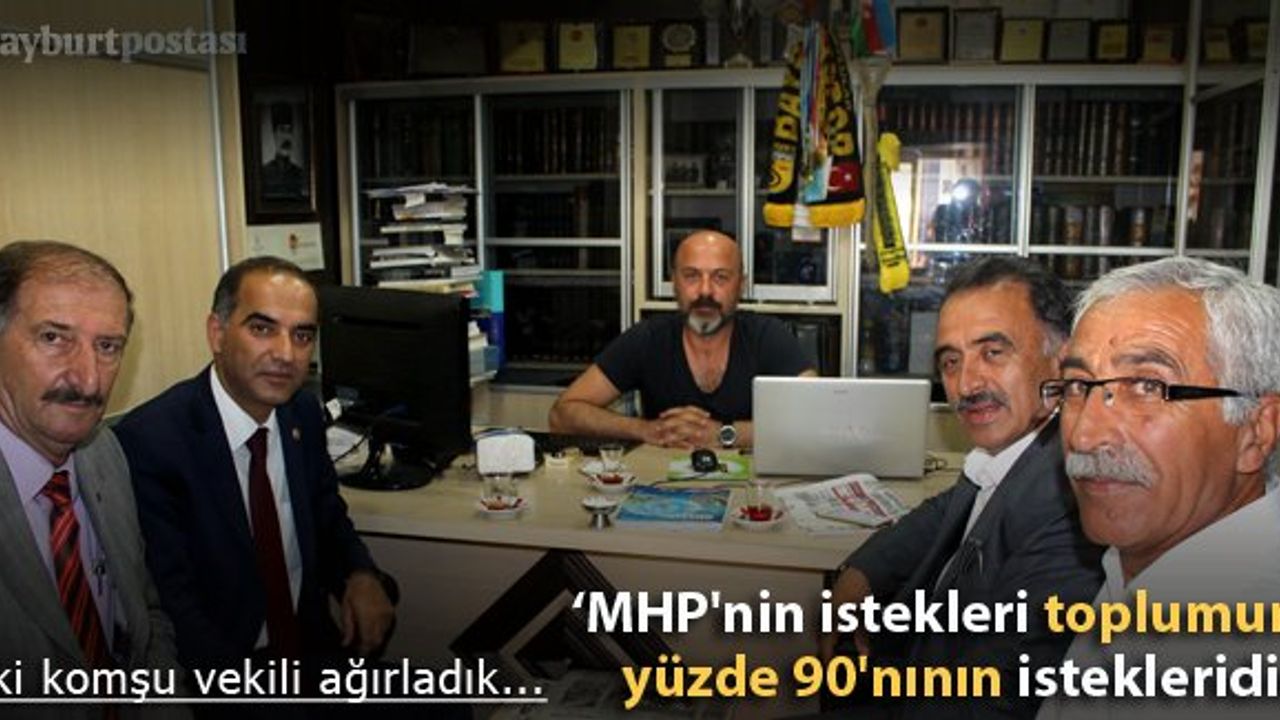 Canlı ve Karaoğlu'ndan gazetemize ziyaret