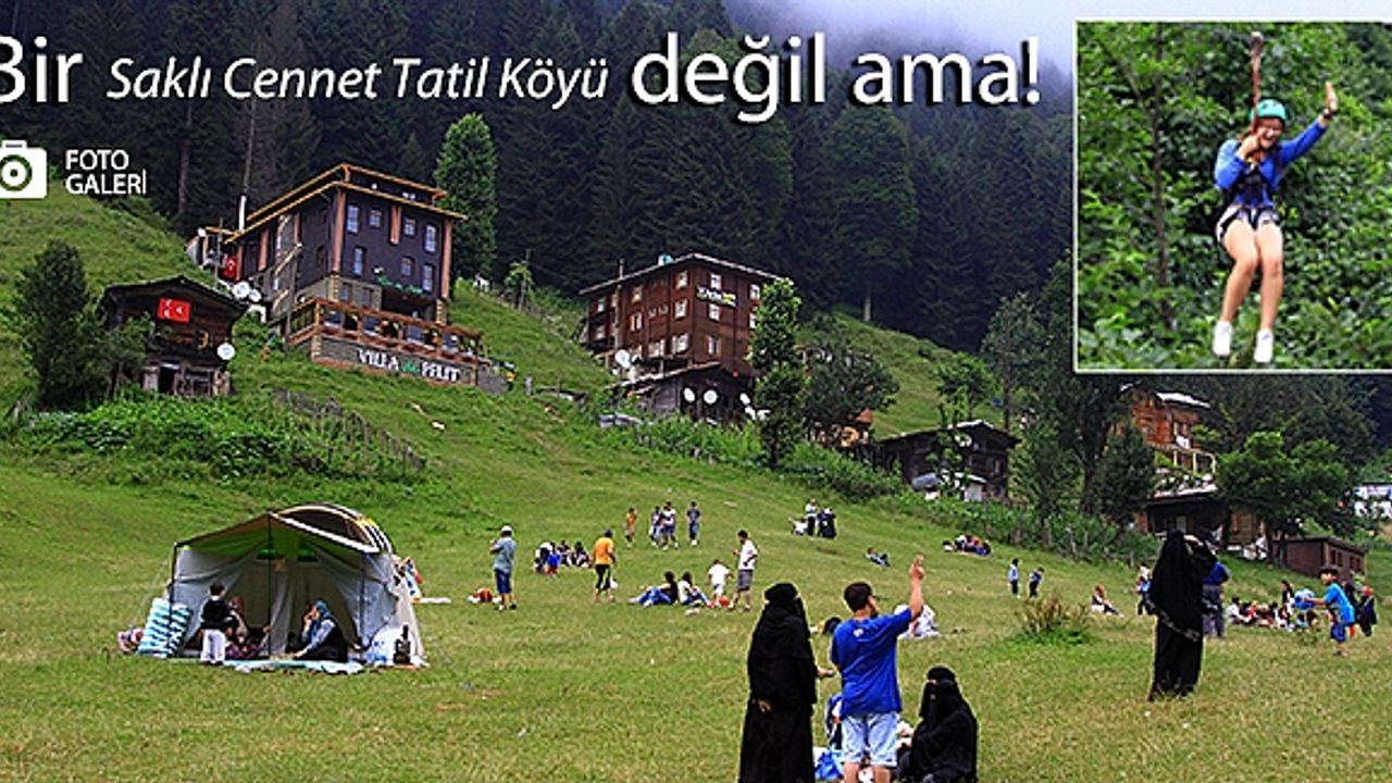 Ayder Yaylası'nda oturacak yer yok!