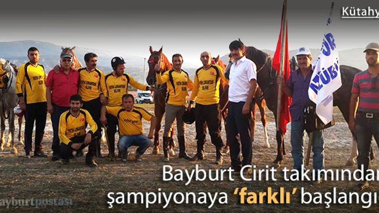 Bayburt Atlı Spor, şampiyonaya 'farklı' başladı