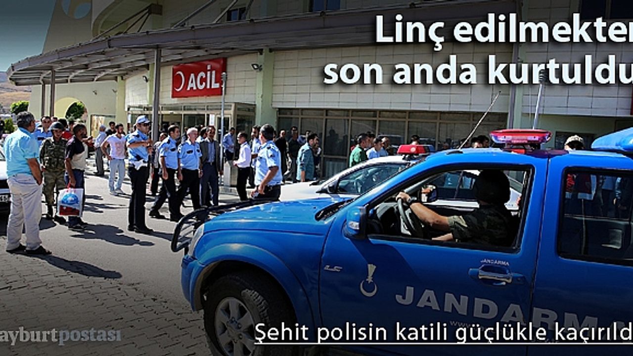 Bayburt'ta terör örgütü üyesine linç girişimi