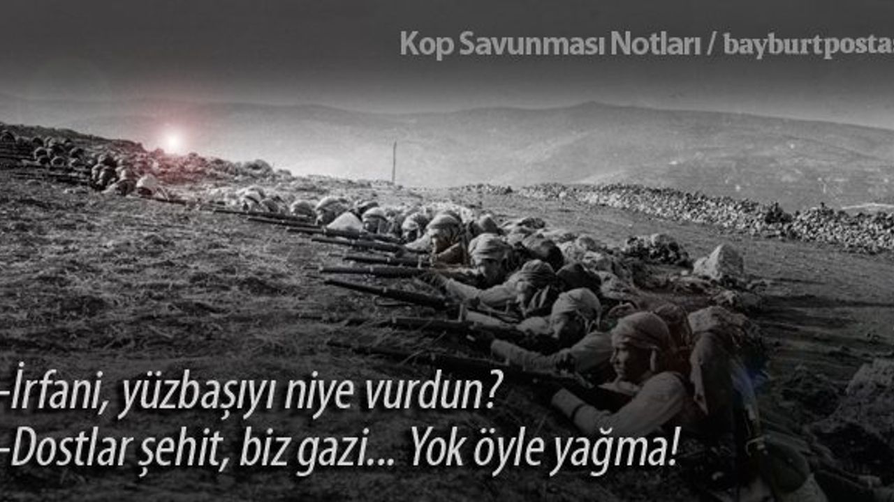 Kop Cephesi'nde yüzbaşıyı vuran asker