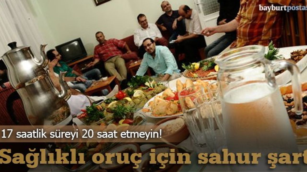 Oruç tutarken sahura kalkmamak zararlı