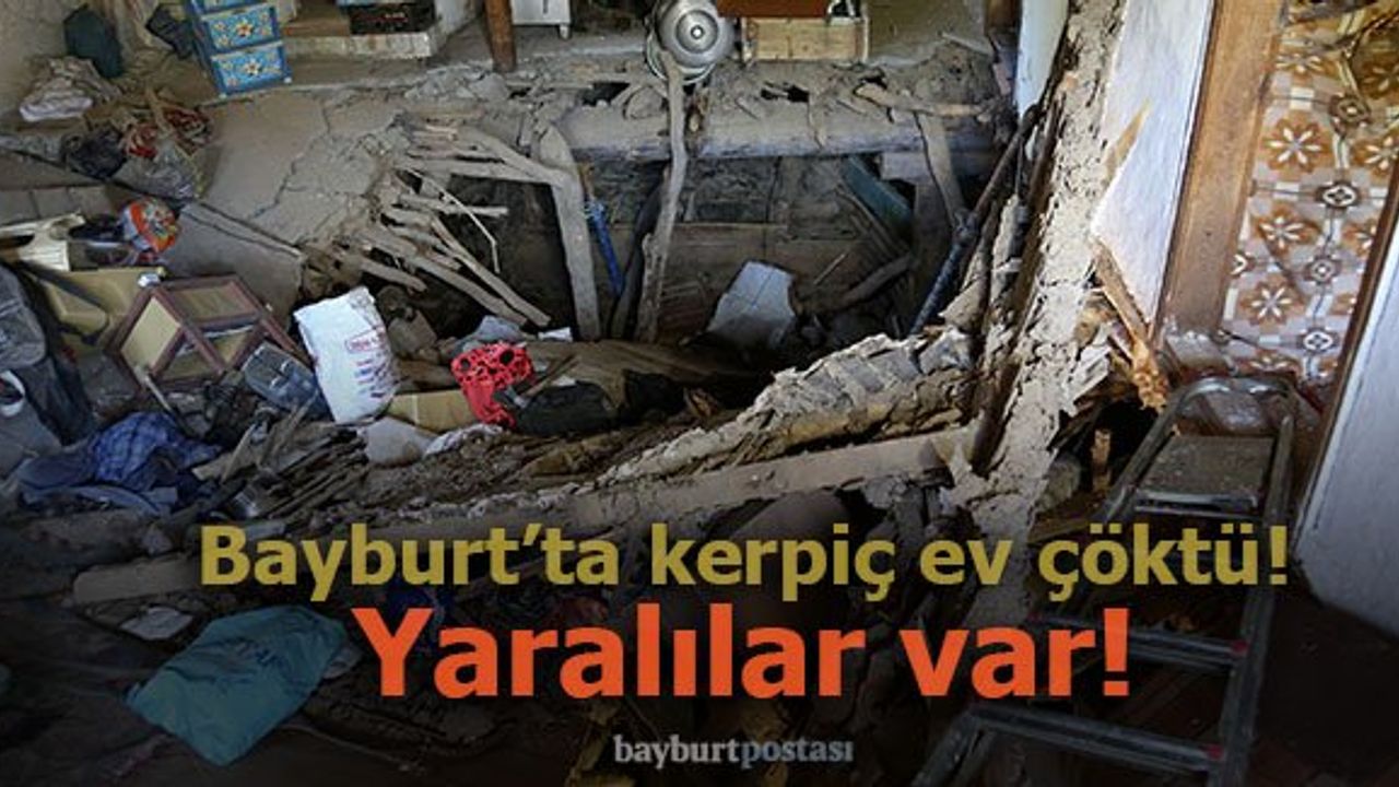 Pelitli'de kerpiç ev çöktü: 2 yaralı