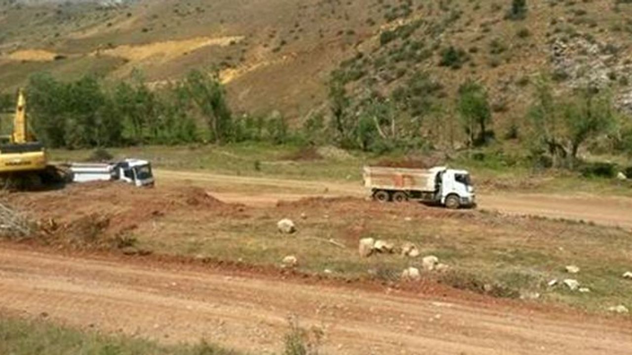 Aydıncık Göleti'nin yapım çalışmalarına başlandı