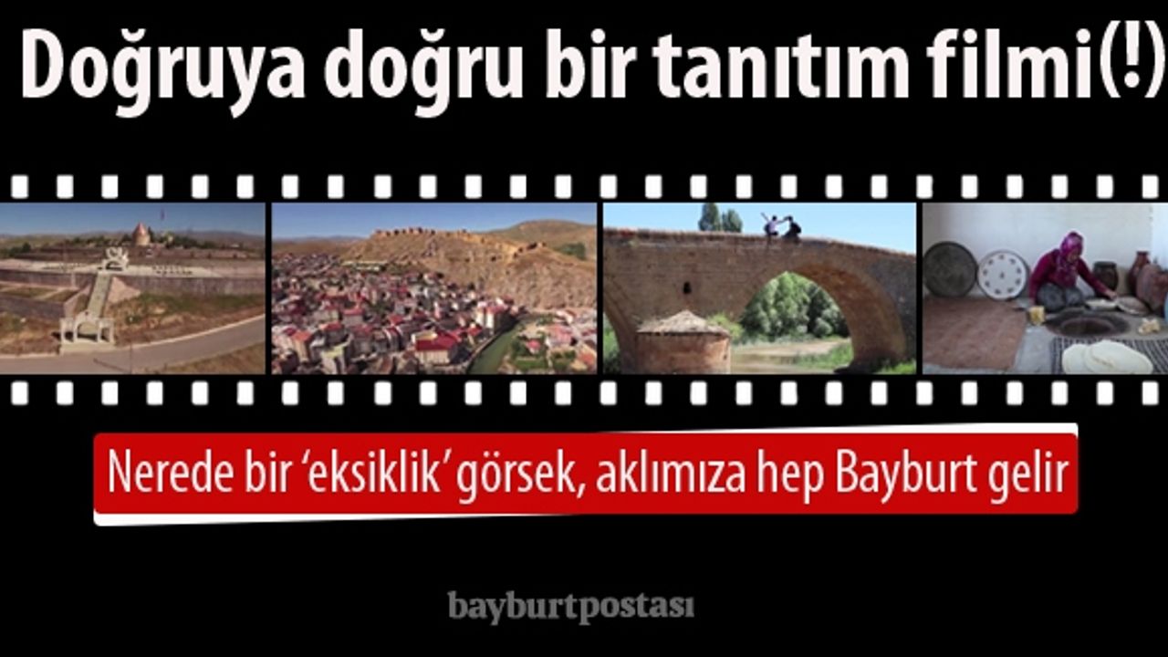 Bayburt'un yeni tanıtım filmi: 'Haydin Bayburt'a Haydi'