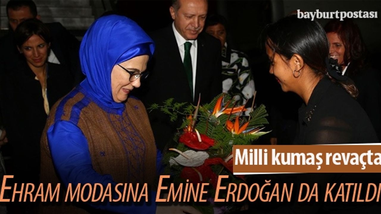 Emine Erdoğan’ın ehramlı kıyafeti dikkat çekti