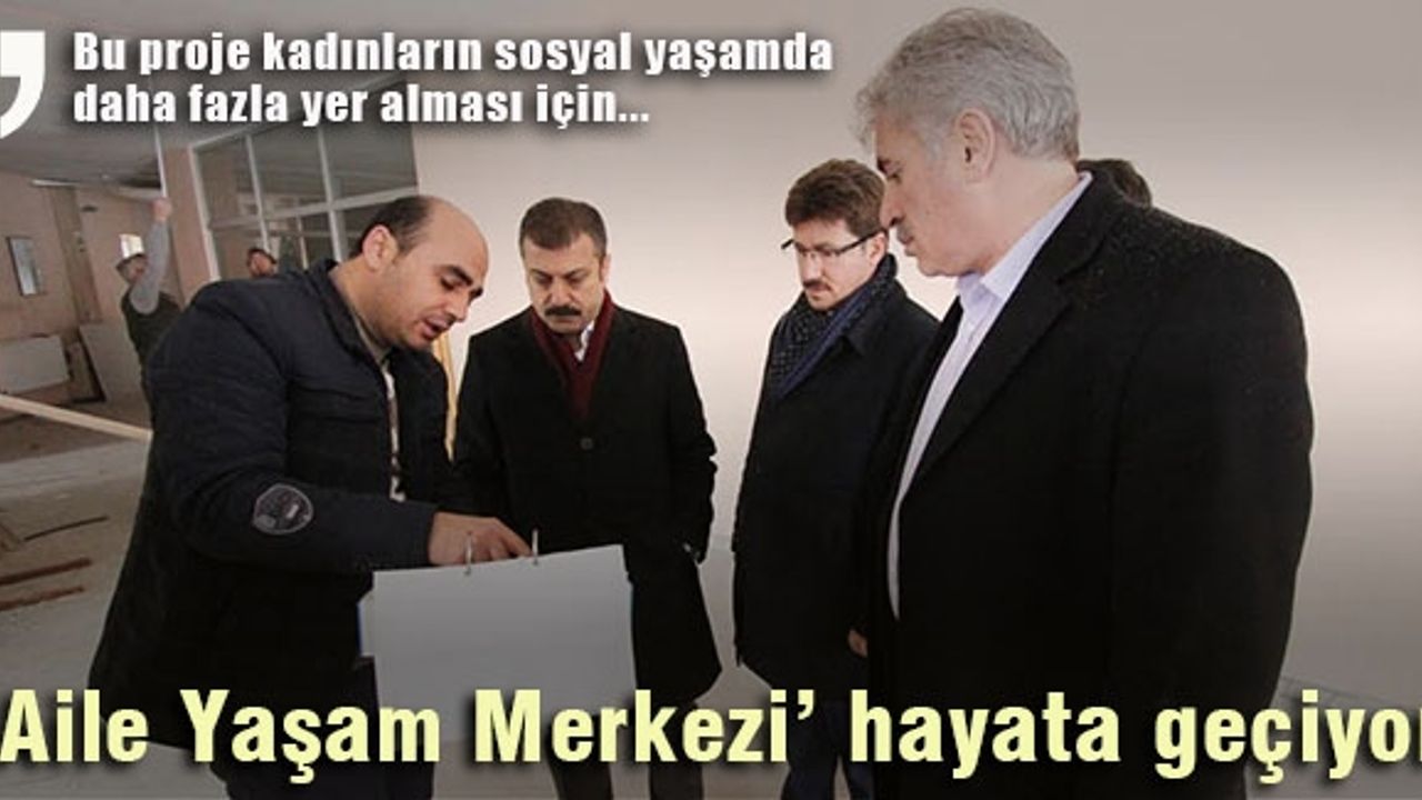 Bayburt Belediyesi'nden 'Aile Yaşam Merkezi'