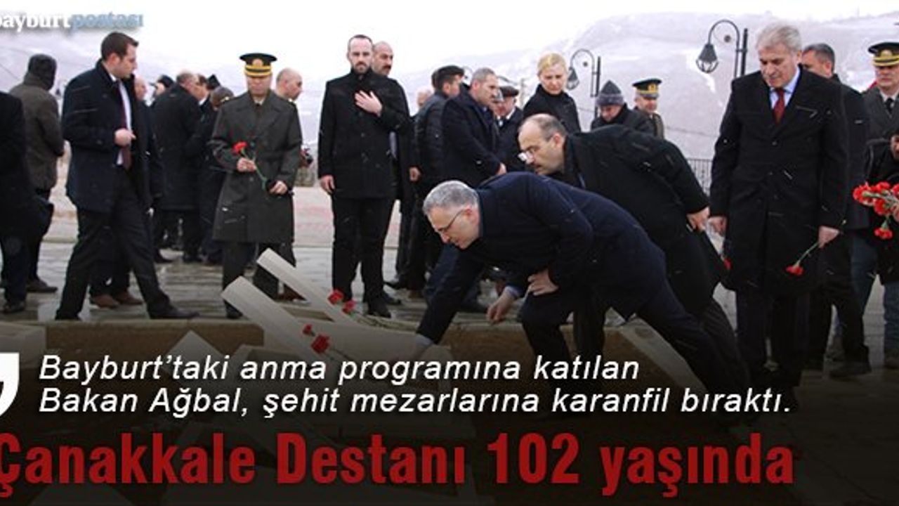 Bayburt'ta Çanakkale Zaferi ve Şehitleri Anma Günü