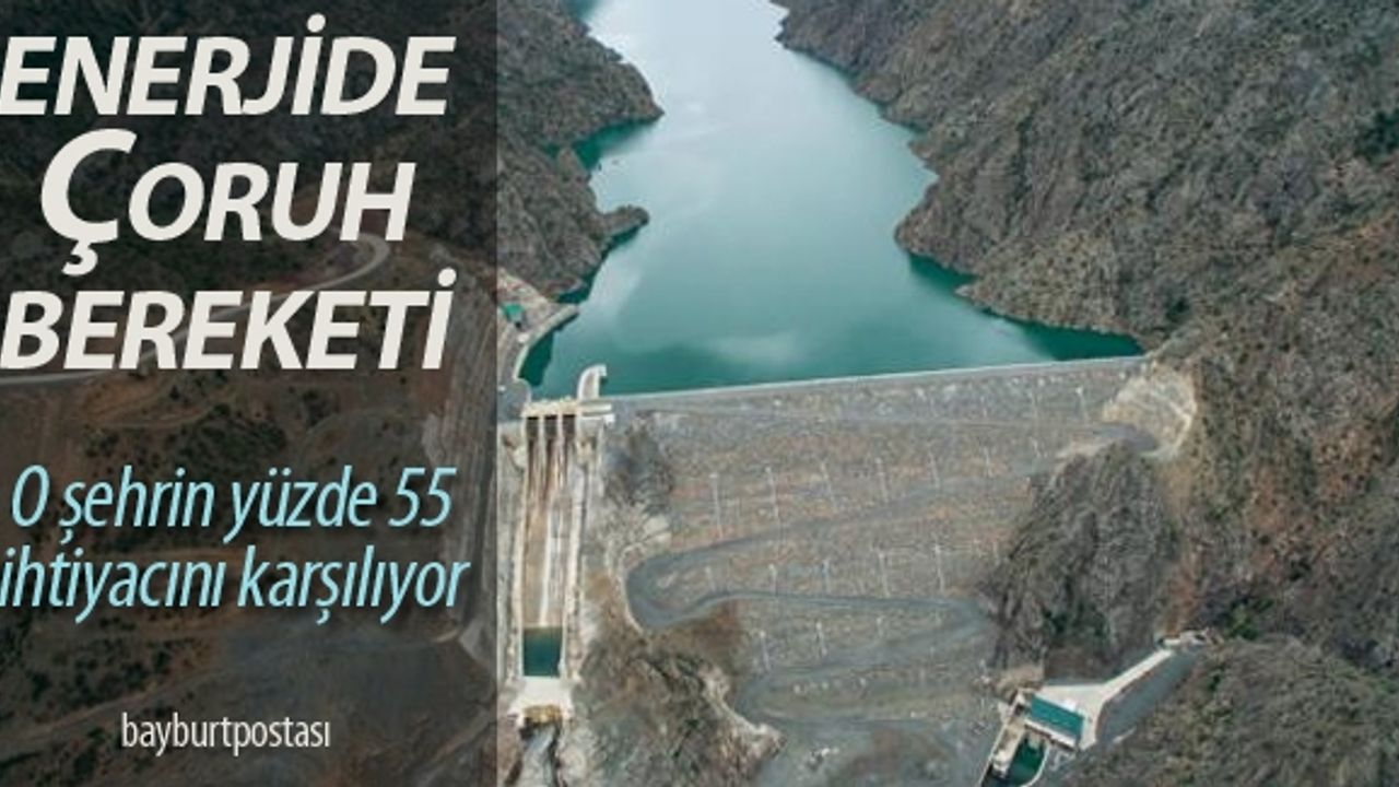 Enerji nehri Çoruh