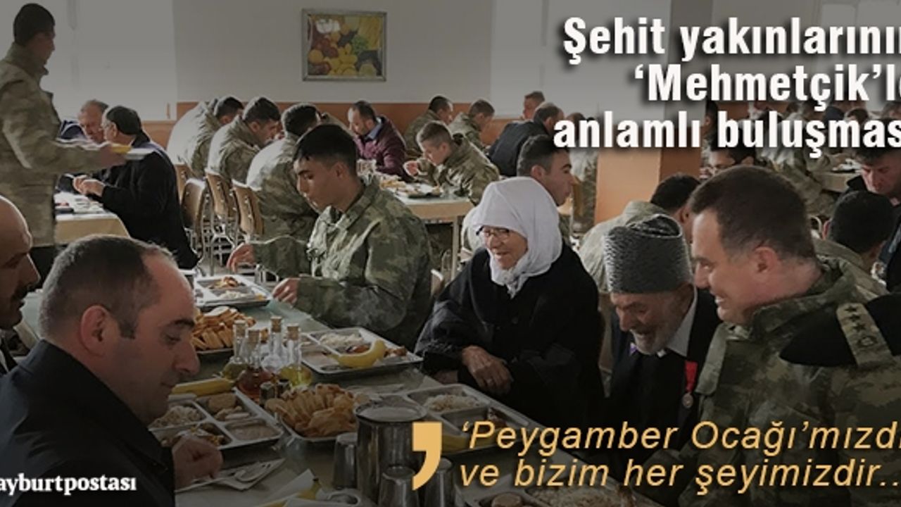 Şehit yakınlarının 'Mehmetçik'le anlamlı buluşması