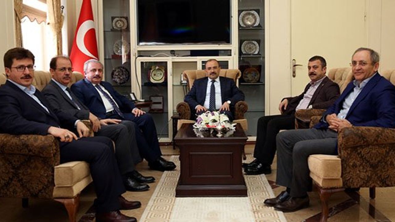 Şentop'tan Bayburt Valiliği'ne ziyaret
