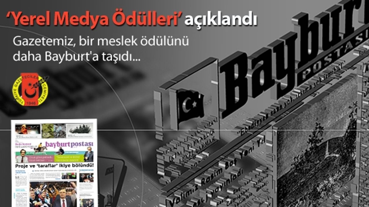 TGC'den Bayburt Postası'na özel ödül