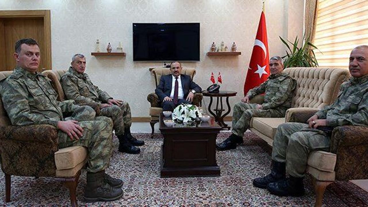 Orgeneral Savaş'tan Ustaoğlu'na ziyaret