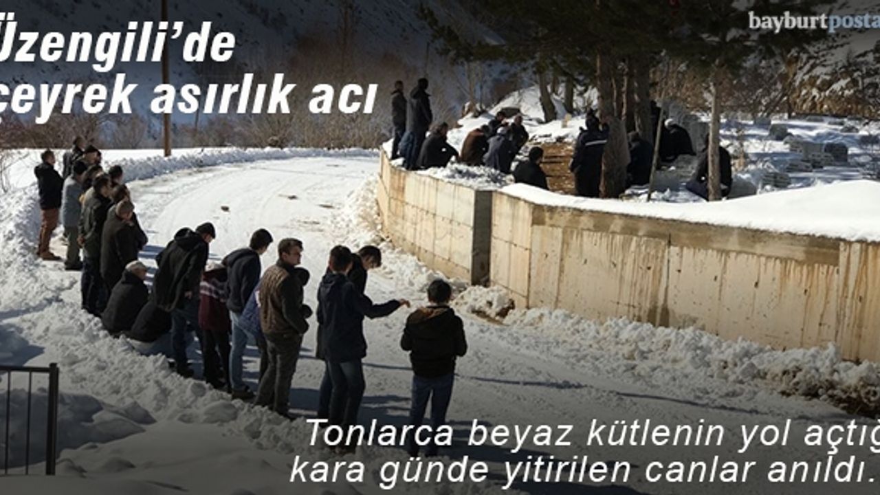 Üzengili, 25 yıl önce yitirdiklerini andı