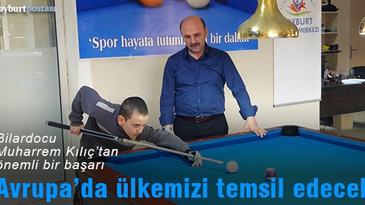 Muharrem Kılıç, Avrupa Şampiyonası'nda ülkemizi temsil edecek