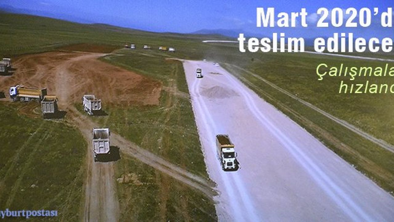 Bayburt-Gümüşhane Havalimanı'nda çalışmalar sürüyor