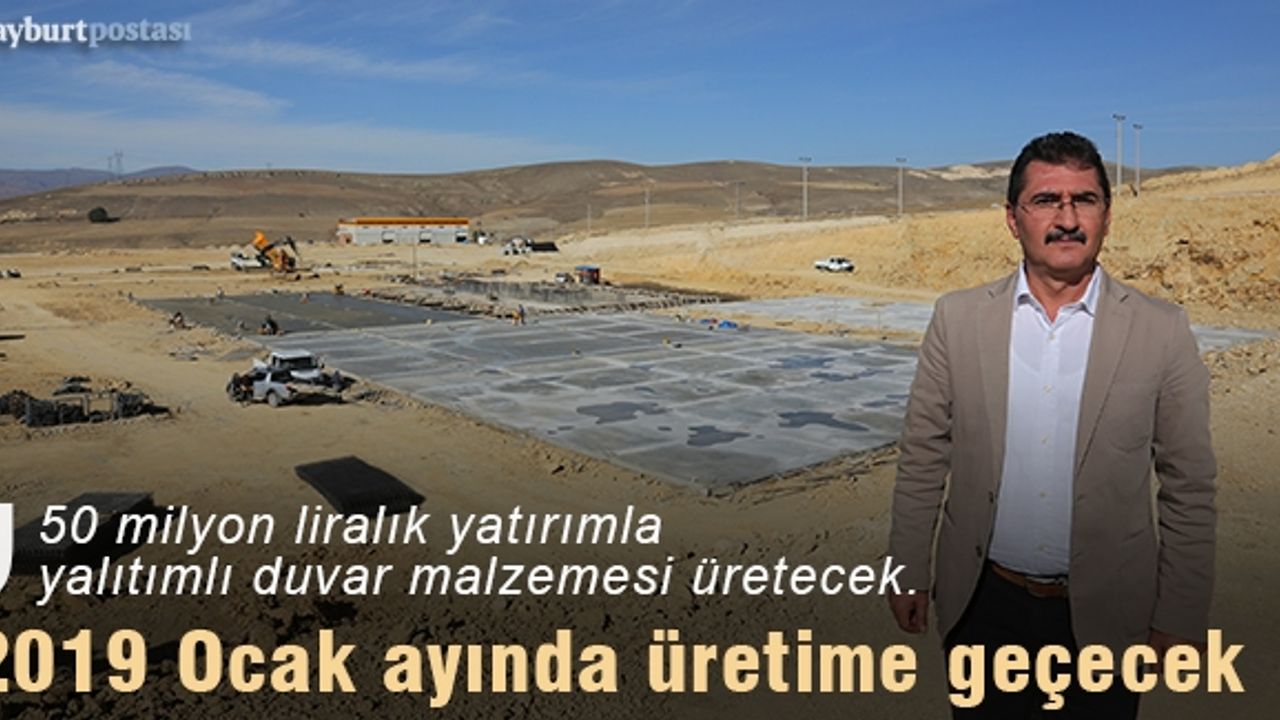 50 milyon liralık yatırımla yalıtımlı duvar malzemesi üretecek